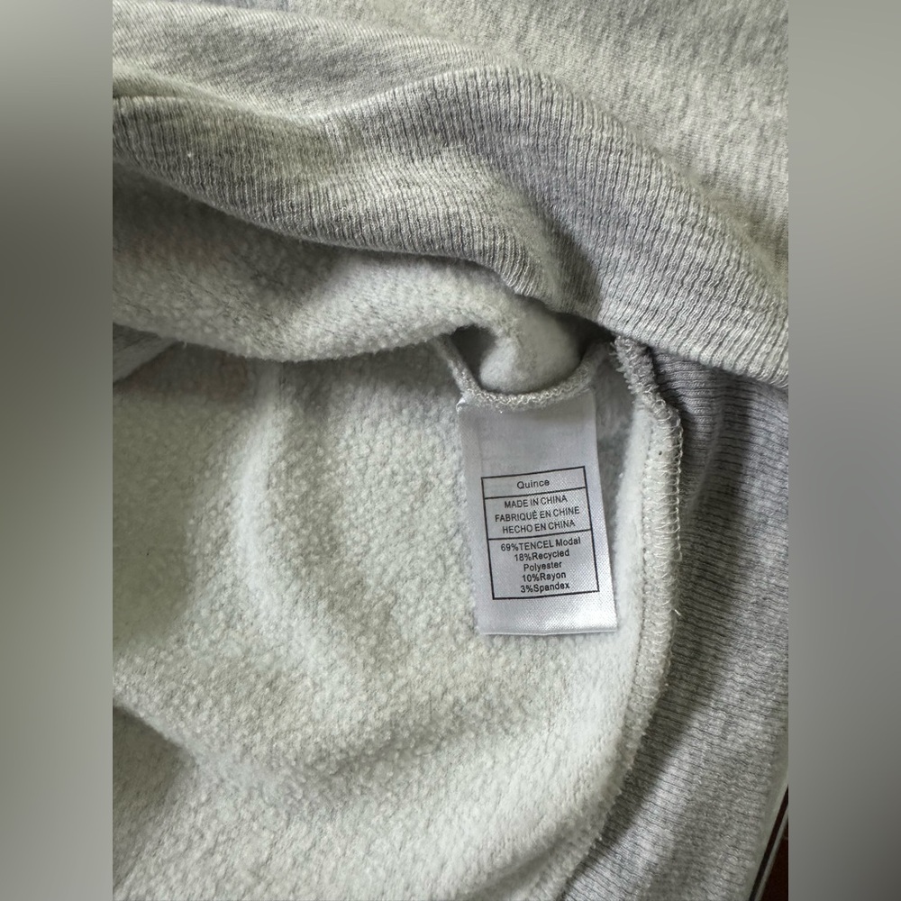 Quince SuperSoft Fleece Pullover Hoodie - Picture 4 of 9